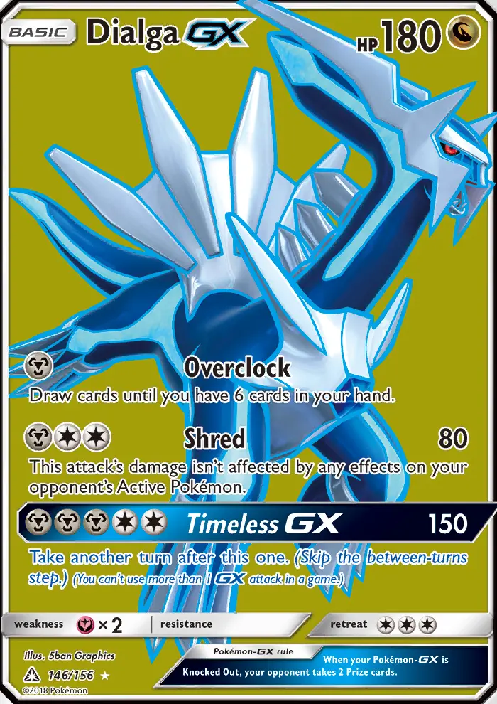 Dialga-GX 146 card from Ultra Prism