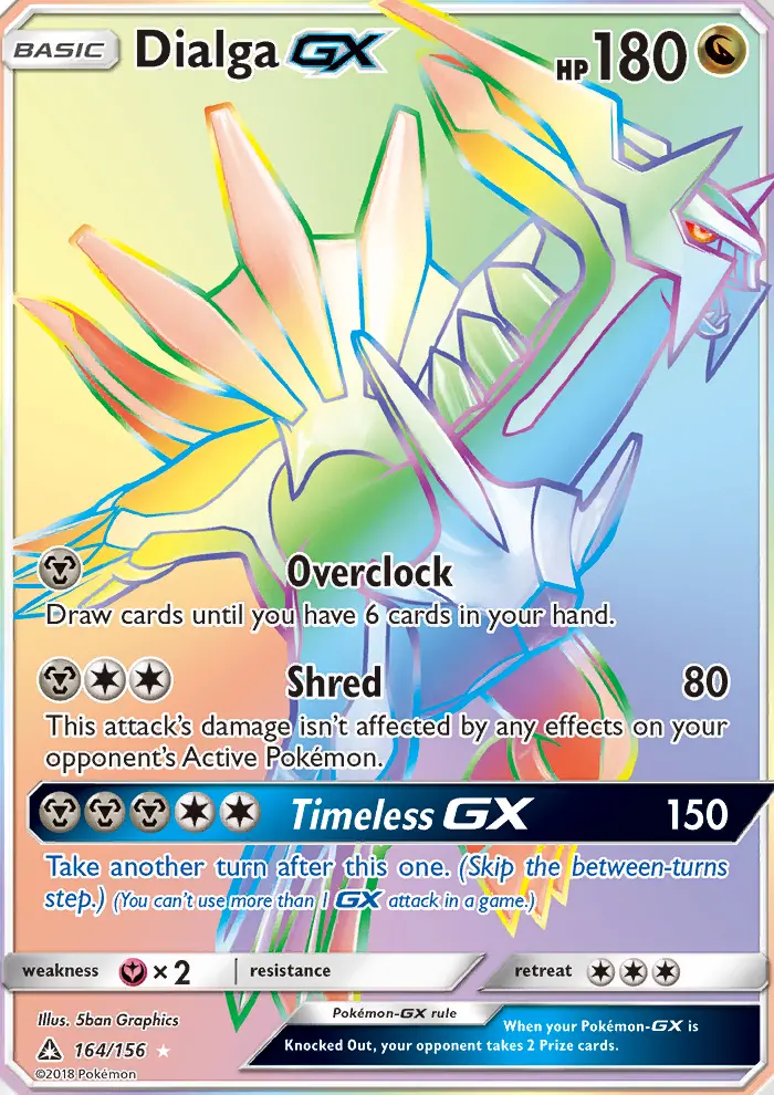 Dialga-GX 164 card from Ultra Prism