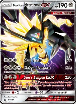 Dusk Mane Necrozma-GX — Ultra Prism #90