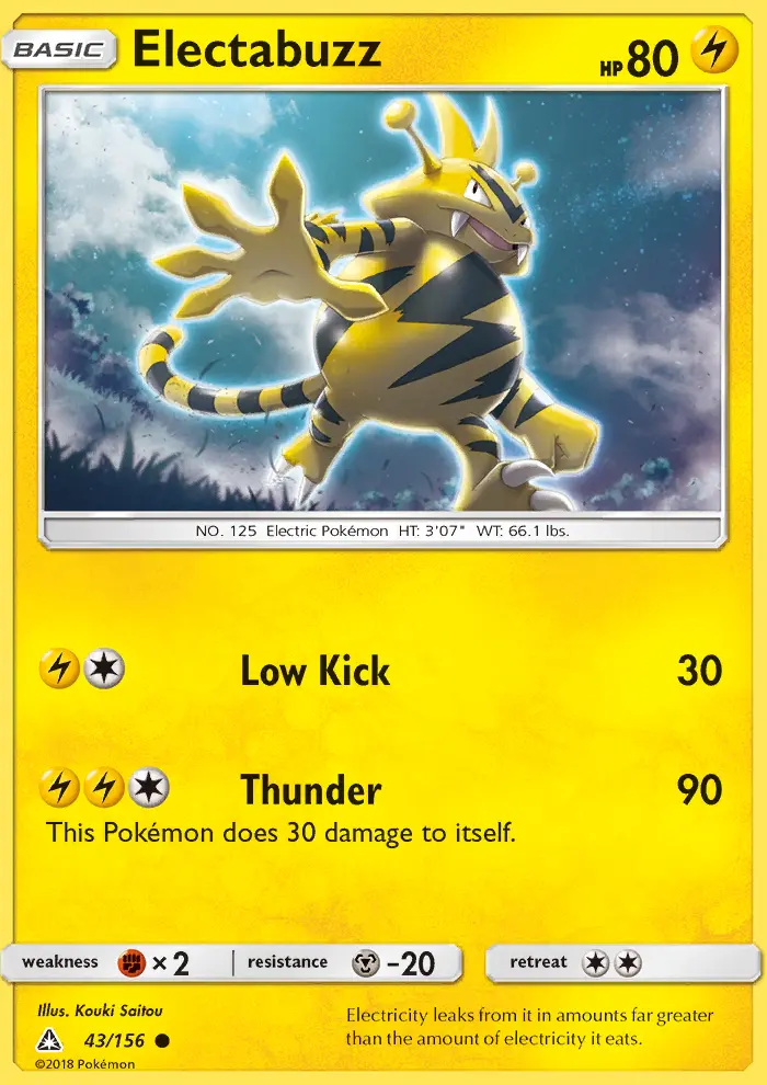 Electabuzz 43 — Ultra Prism 43, Normal finish