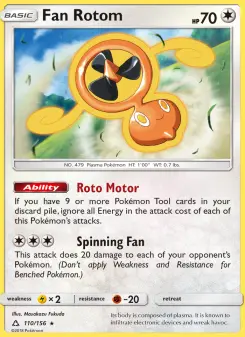 Fan Rotom — Ultra Prism #110