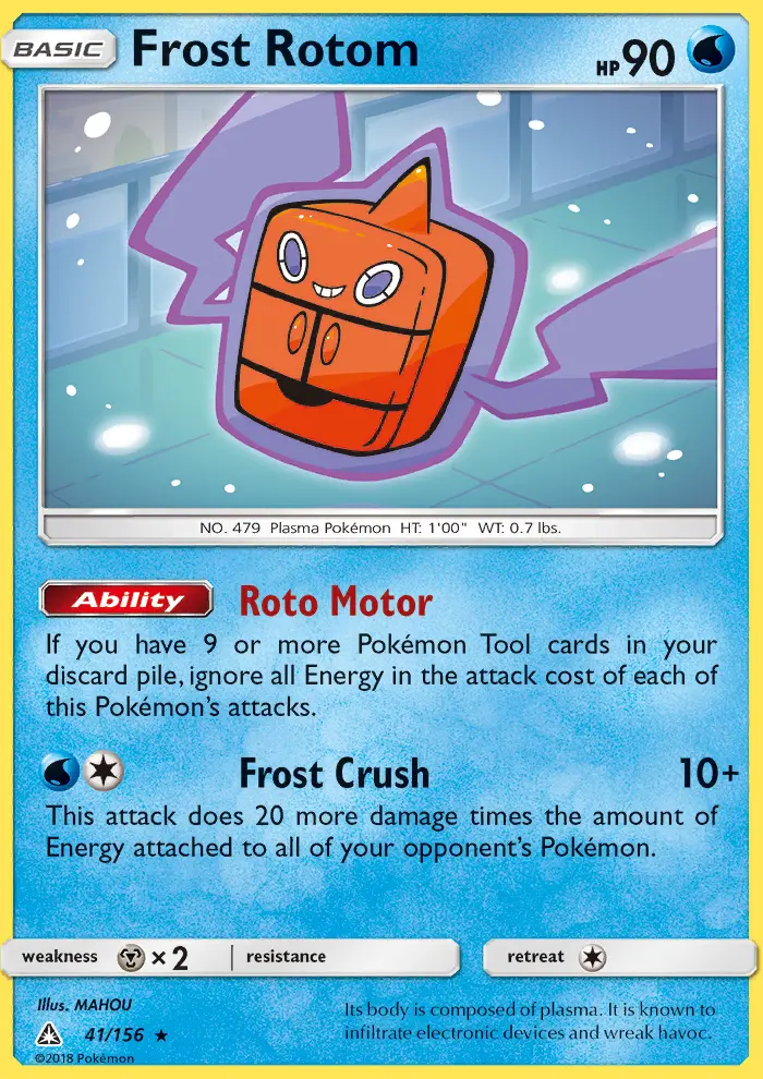 Frost Rotom 41 — Ultra Prism 41, Normal finish