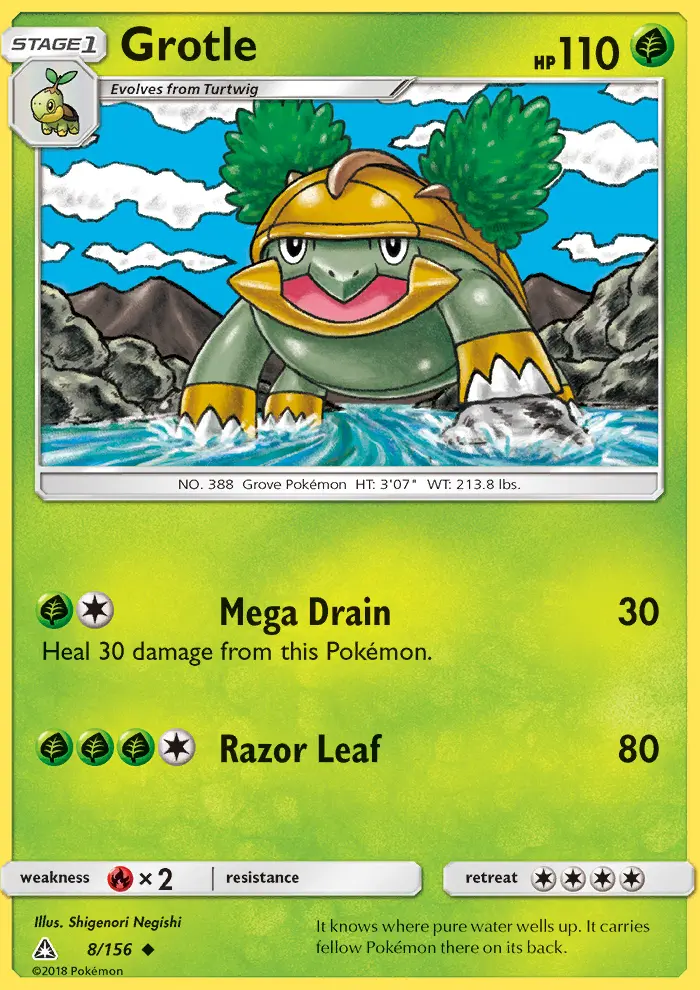 Grotle 8 card from Ultra Prism