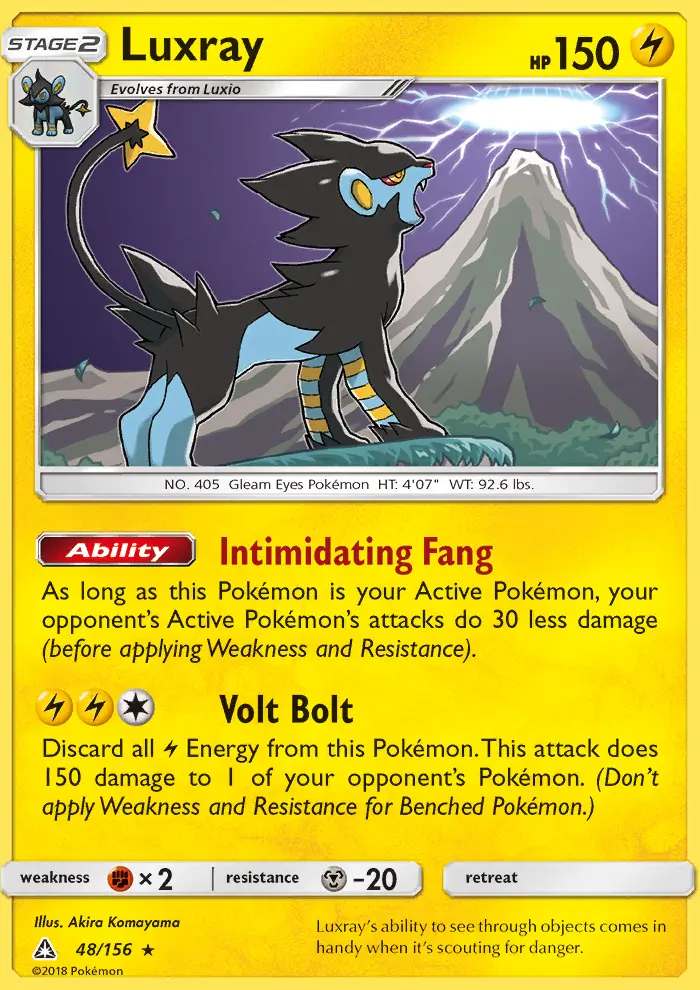 Luxray 48 — Ultra Prism 48, Holofoil finish