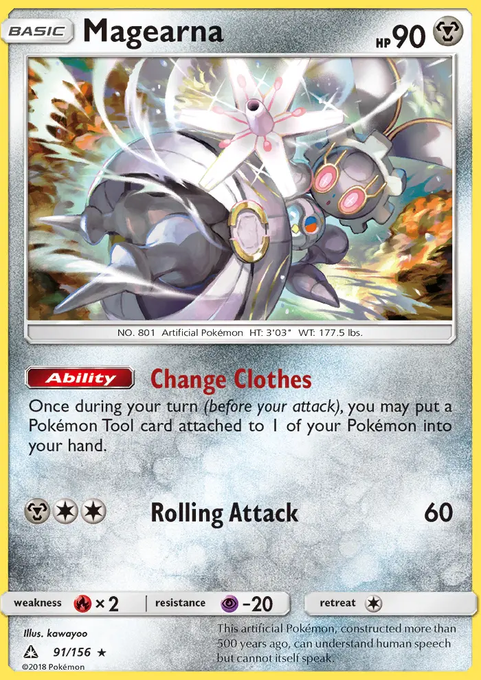 Magearna 91 — Ultra Prism 91, Normal finish
