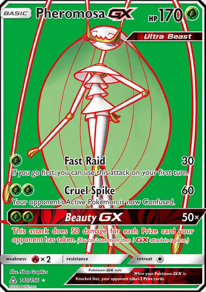 Pheromosa-GX 140 card from Ultra Prism