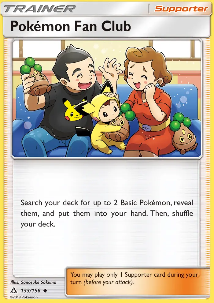 Pokémon Fan Club 133 — Ultra Prism 133, Normal finish