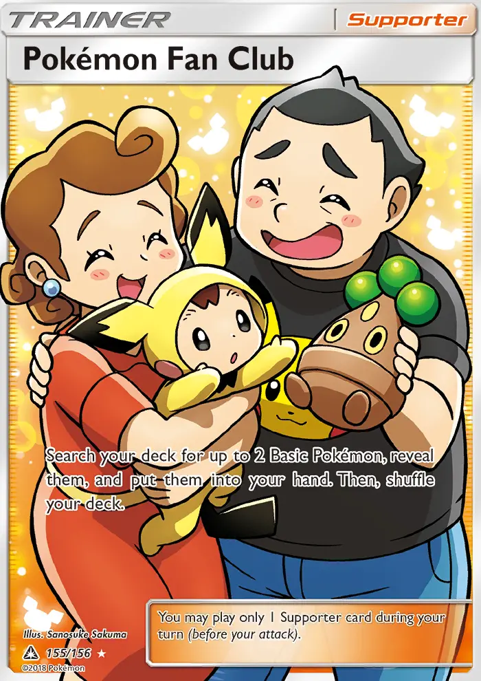 Pokémon Fan Club 155 — Ultra Prism 155, Holofoil finish