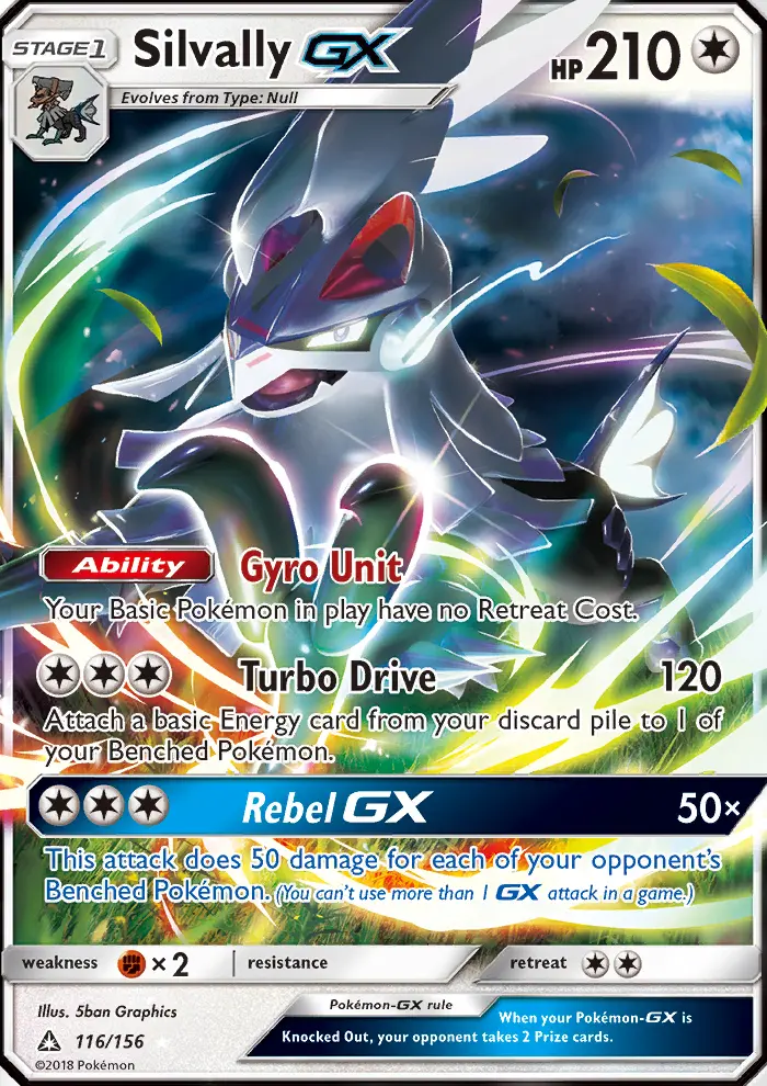 Silvally-GX 116 card from Ultra Prism