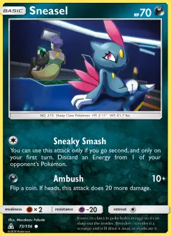 Sneasel — Ultra Prism #73