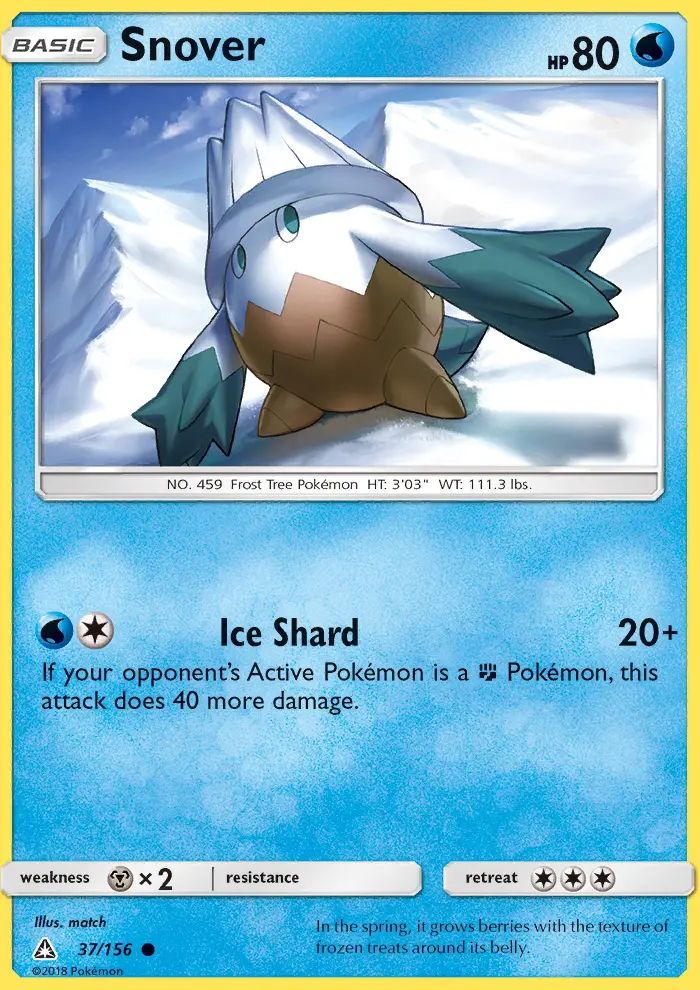 Snover 37 card from Ultra Prism