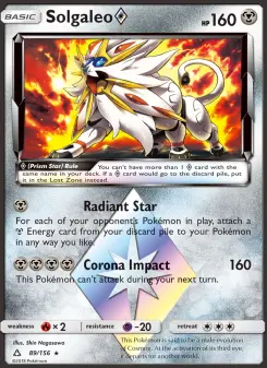 Solgaleo ◇ — Ultra Prism #89