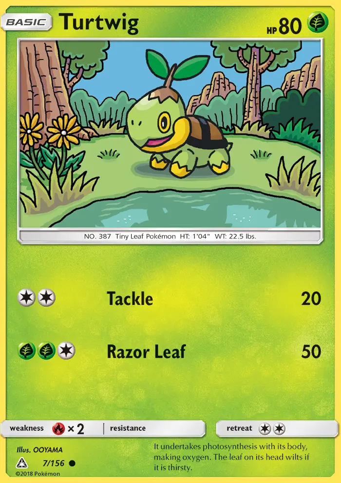 Turtwig 7 — Ultra Prism 7, Normal finish