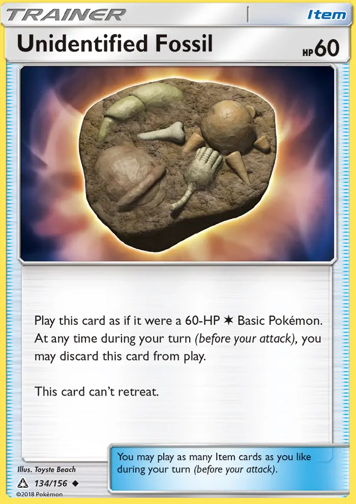 Unidentified Fossil 134 — Ultra Prism 134, Normal finish