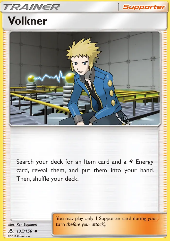 Volkner 135 card from Ultra Prism