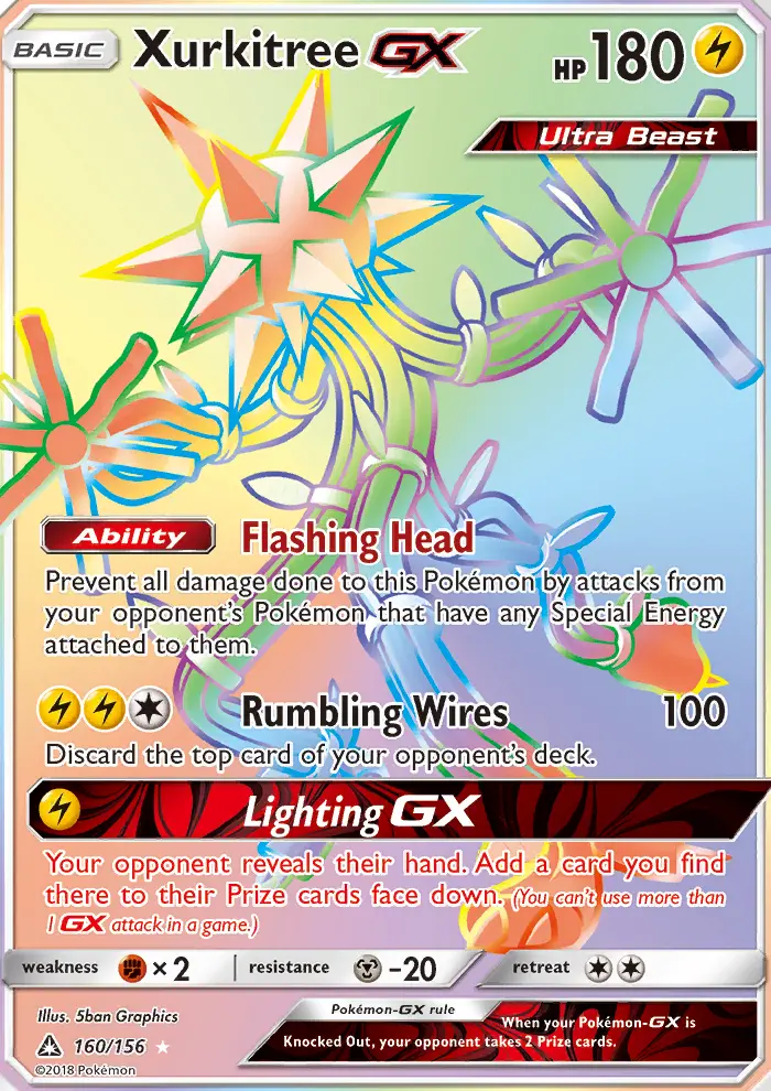 Xurkitree-GX 160 card from Ultra Prism