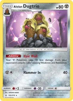 Alolan Dugtrio — Unbroken Bonds #122