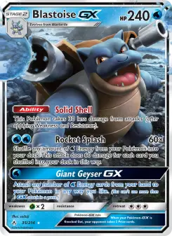 Blastoise-GX — Unbroken Bonds #35