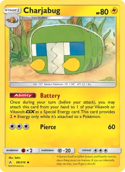 Charjabug — Unbroken Bonds 58