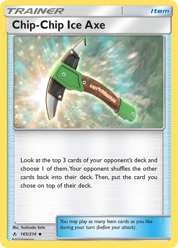 Chip-Chip Ice Axe 165 card from Unbroken Bonds