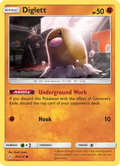 Diglett — Unbroken Bonds #85