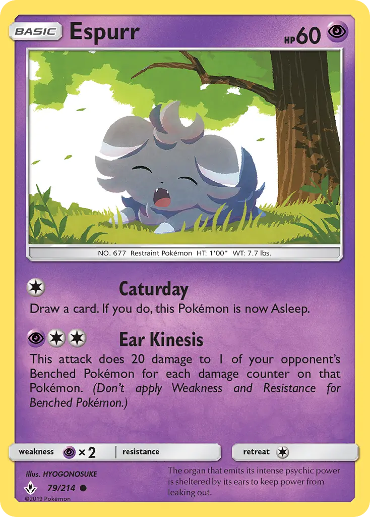 Espurr 79 — Unbroken Bonds 79, Normal finish