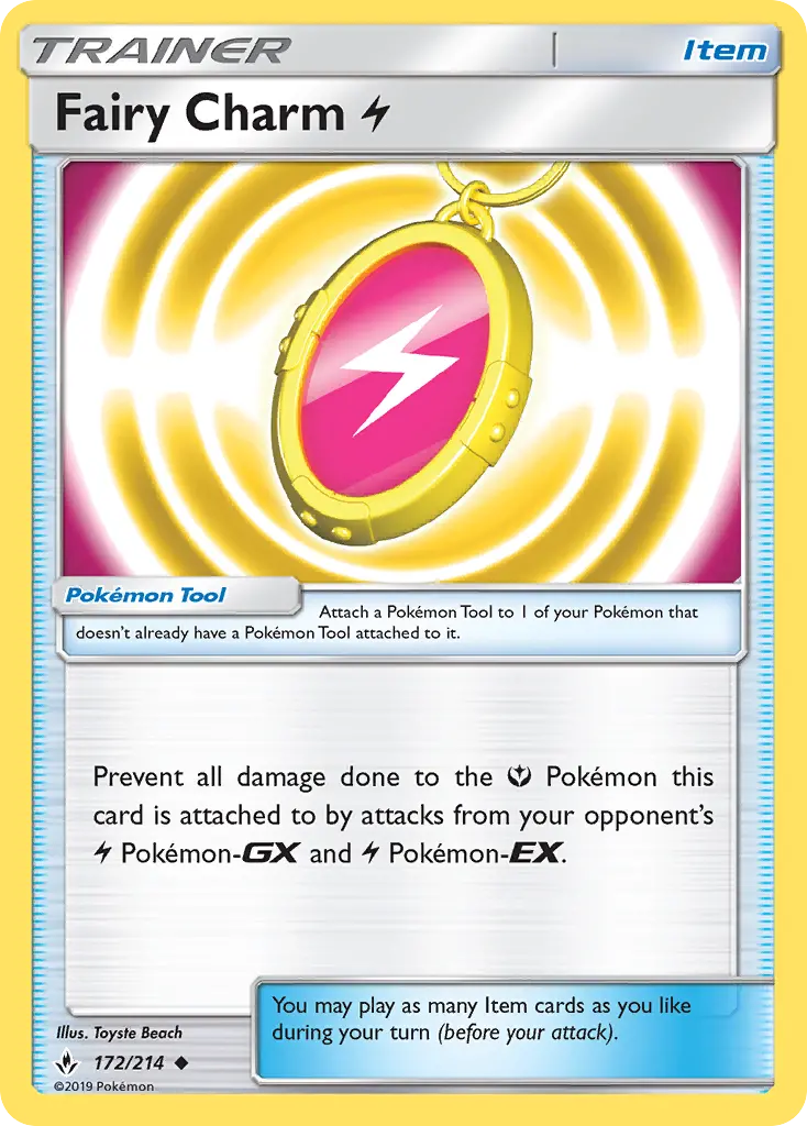 Fairy Charm Lightning 172 — Unbroken Bonds 172, Normal finish