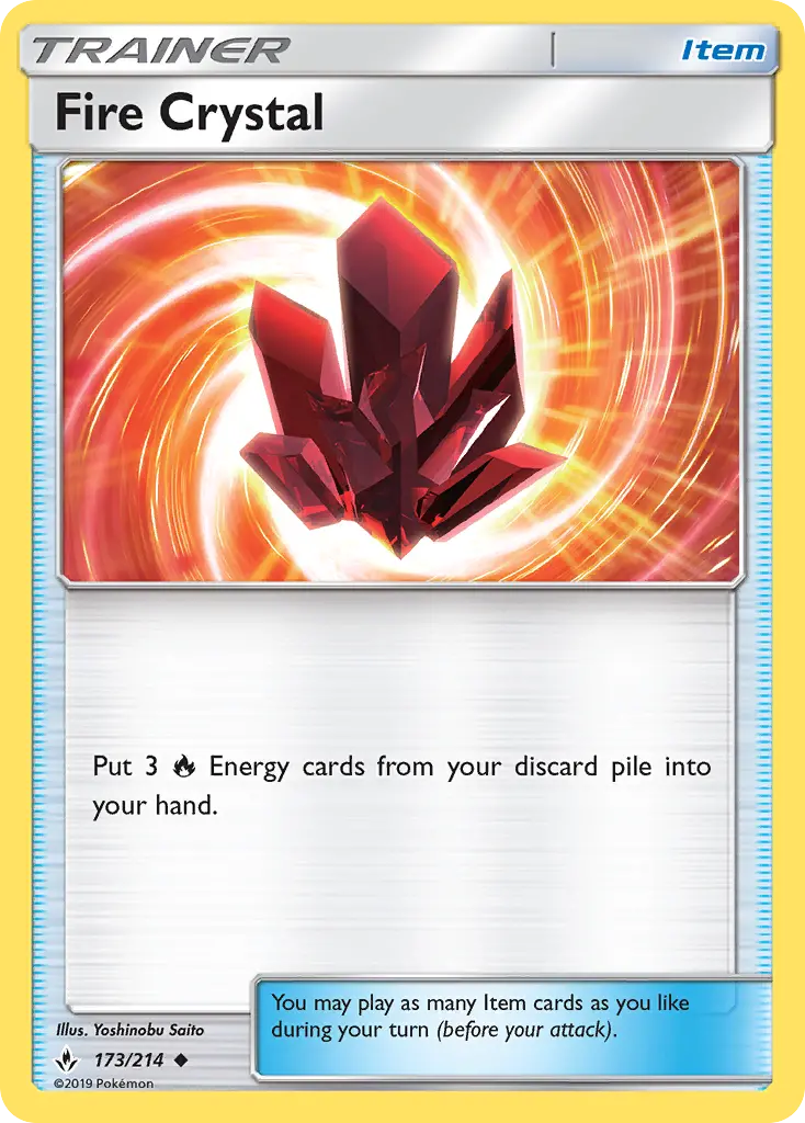 Fire Crystal 173 card from Unbroken Bonds