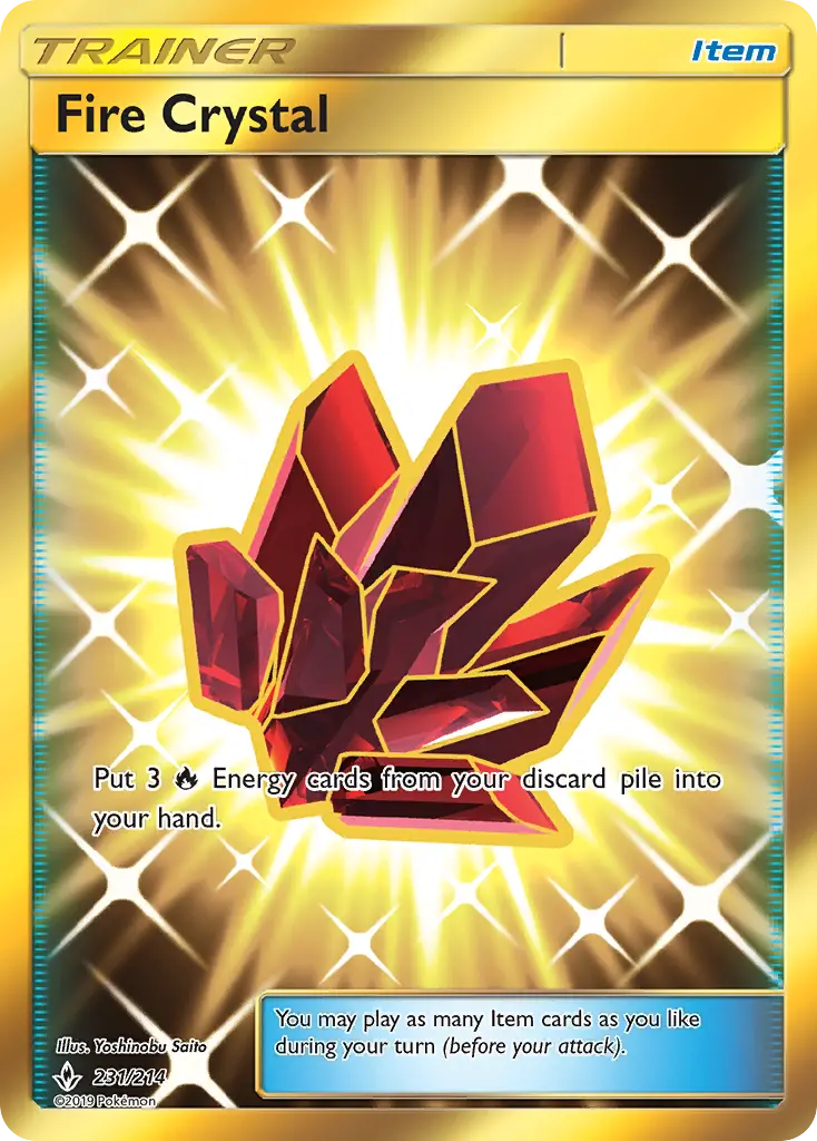 Fire Crystal 231 — Unbroken Bonds 231, Holofoil finish