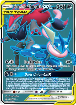 Greninja & Zoroark-GX 200 — Unbroken Bonds