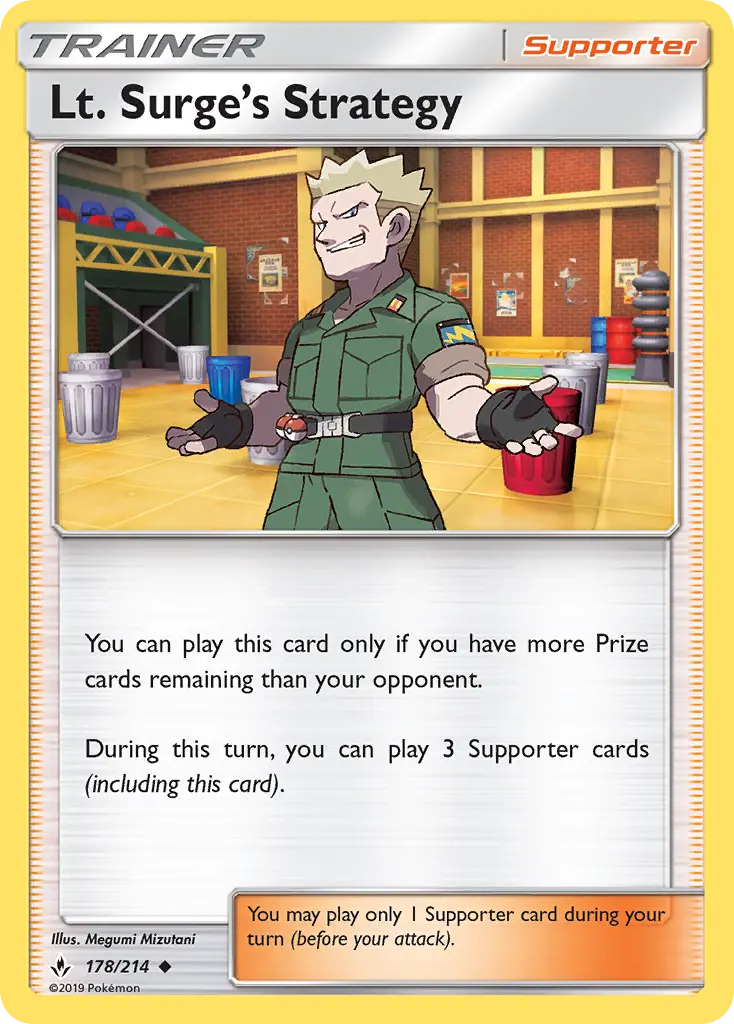 Lt. Surge's Strategy 178 — Unbroken Bonds 178, Normal finish