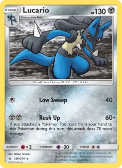 Lucario — Unbroken Bonds #126