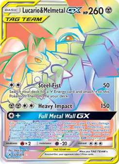 Lucario & Melmetal-GX — Unbroken Bonds #224