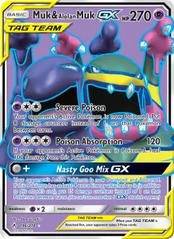 Muk & Alolan Muk-GX — Unbroken Bonds 196