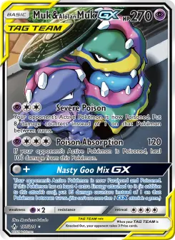 Muk & Alolan Muk-GX — Unbroken Bonds 197