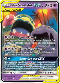 Muk & Alolan Muk-GX — Unbroken Bonds #61