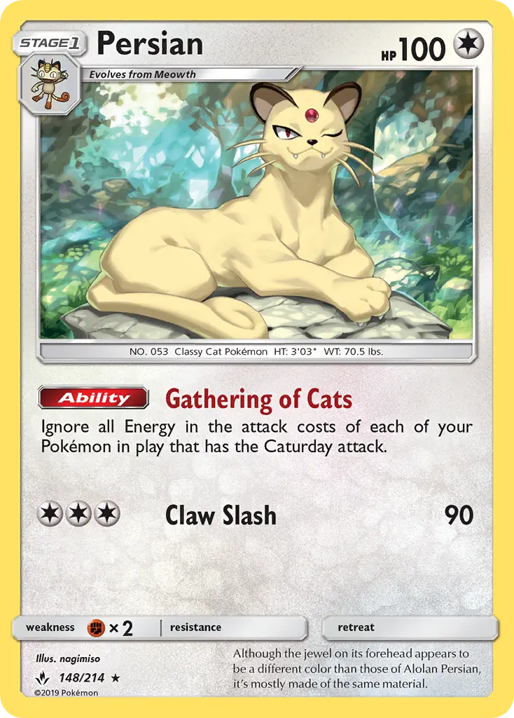 Persian 148 card from Unbroken Bonds