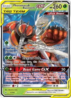 Pheromosa & Buzzwole-GX 1 — Unbroken Bonds