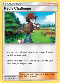 Red's Challenge 184 — shown as an example of the Holofoil finish