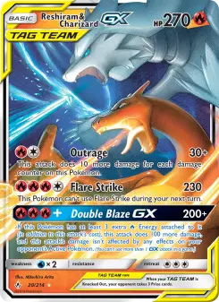 Reshiram & Charizard-GX — Unbroken Bonds #20