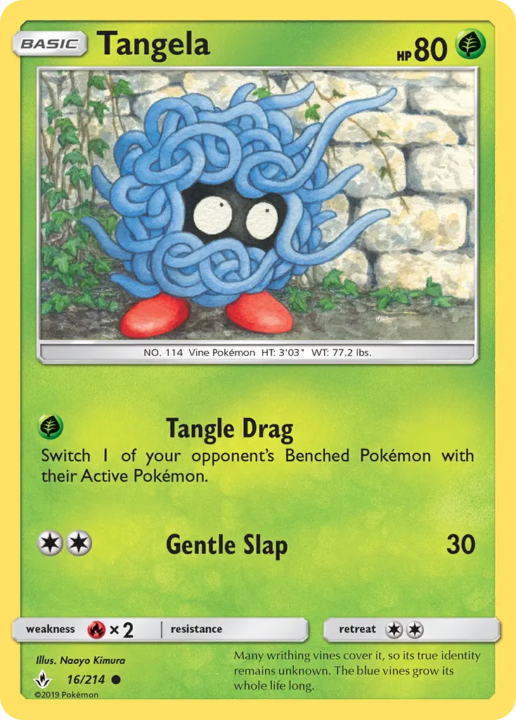 Tangela 16 — Unbroken Bonds 16, Normal finish