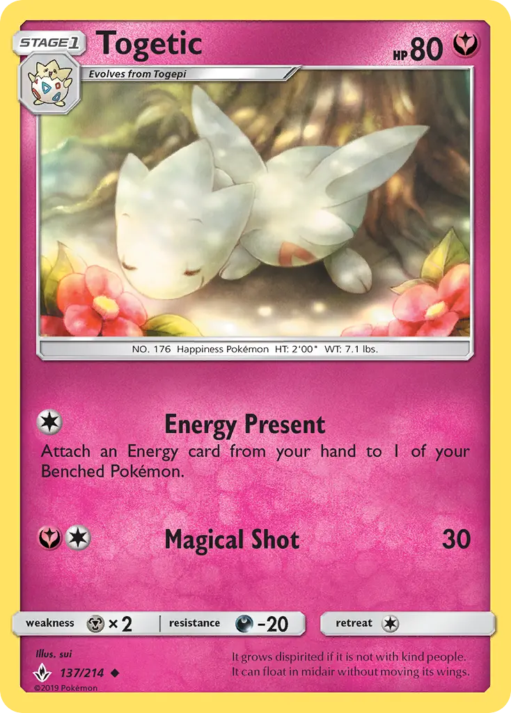 Togetic 137 — Unbroken Bonds 137, Normal finish