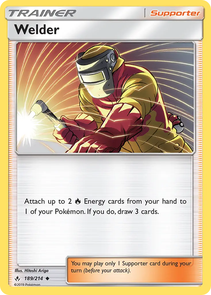 Welder 189a — Unbroken Bonds 189a, Reverse Holofoil finish