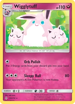 Wigglytuff — Unbroken Bonds #135