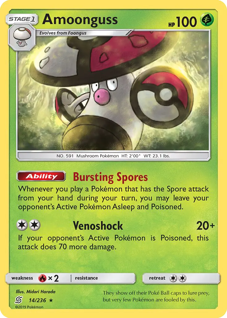Amoonguss 14 card from Unified Minds