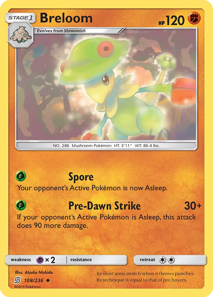 Breloom 108 — Unified Minds 108, Normal finish