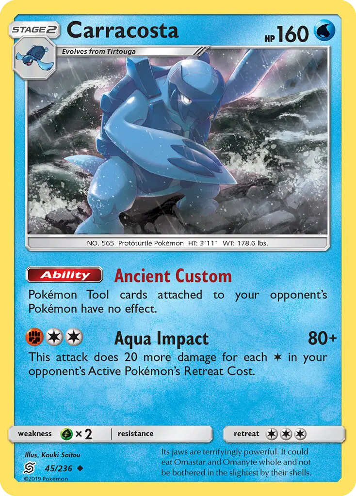 Carracosta 45 card from Unified Minds