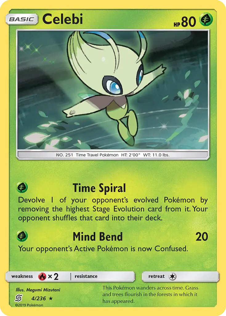 Celebi 4 — Unified Minds 4, Holofoil finish