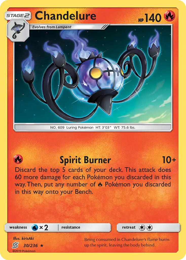 Chandelure 30 card from Unified Minds