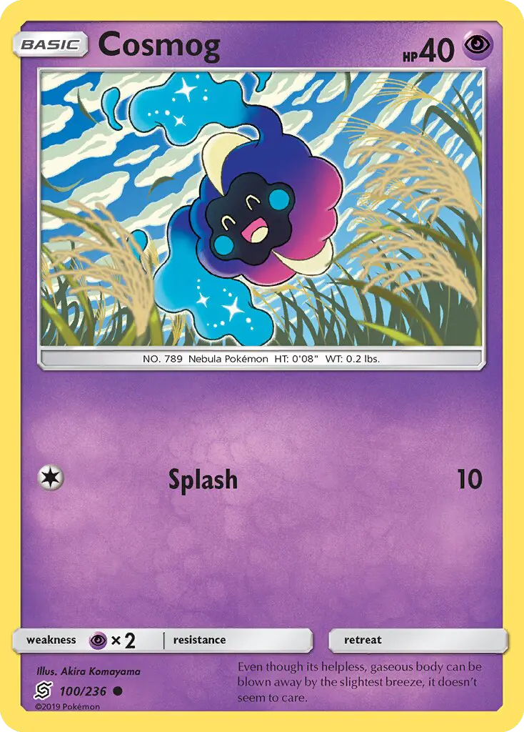 Cosmog 100 — Unified Minds 100, Normal finish